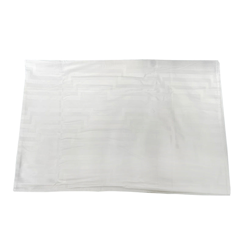 10pcs 500tc Hotel Quality Sateen Arch Stripes White Pillow slips Pillowcases