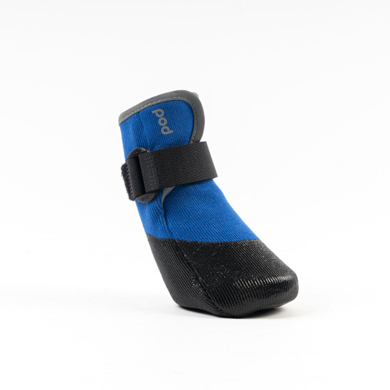 Pet Dog WaterProof Rain Shoes Boots Socks Non-slip Rubber Shoes Blue