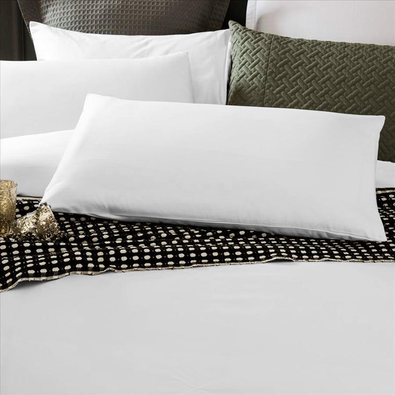 100% Bamboo Silk Feel Soft Doona Quilt Cover Set White