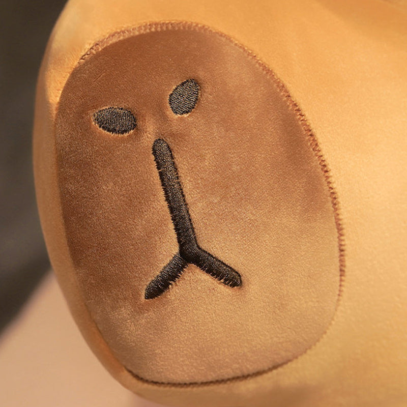 Super Cute Soft Capybara Long Shape Hug Pillow Cushion 100cm Brown