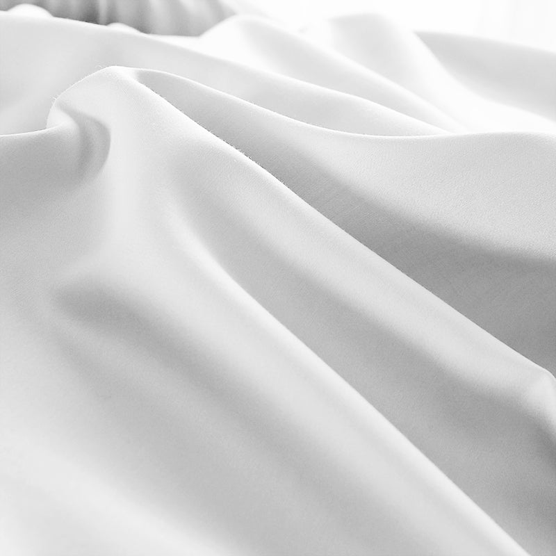 100% Bamboo Silk Feel Soft Doona Quilt Cover Set White
