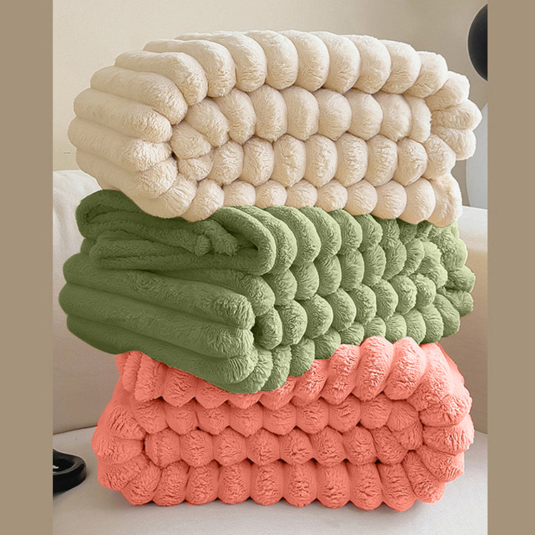 Light weight soft corduroy thin blanket throw rug 180x200cm six colours