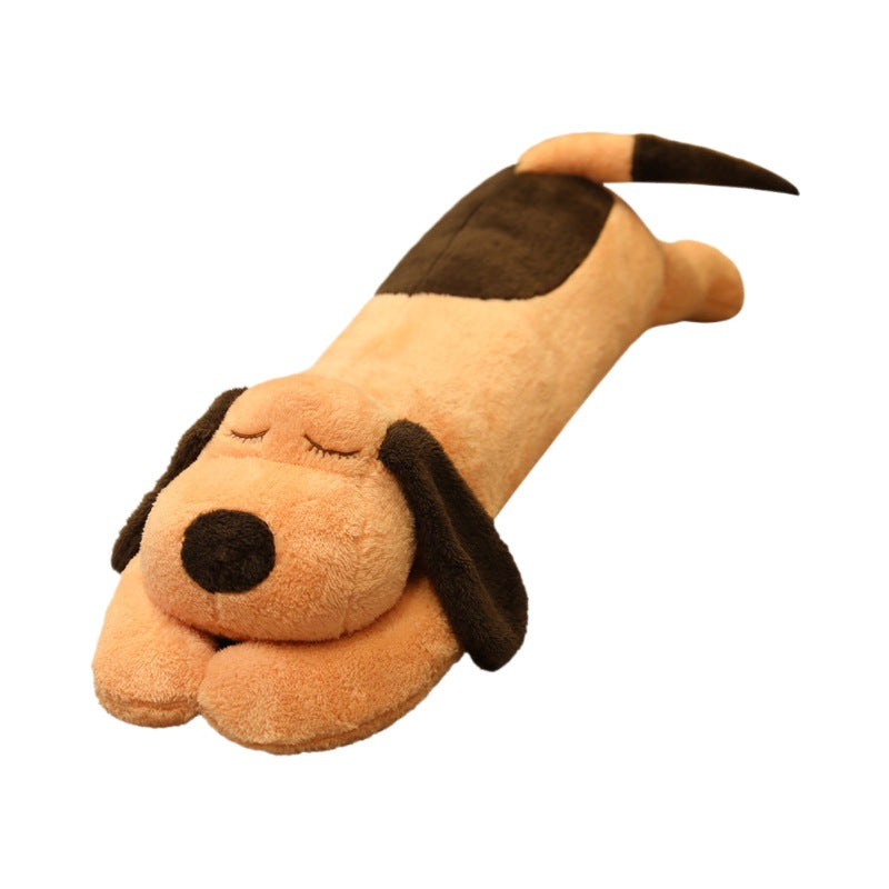 1.5m Long Cute Dog Body Pillow Soft Cylindrical Hugging Pillow