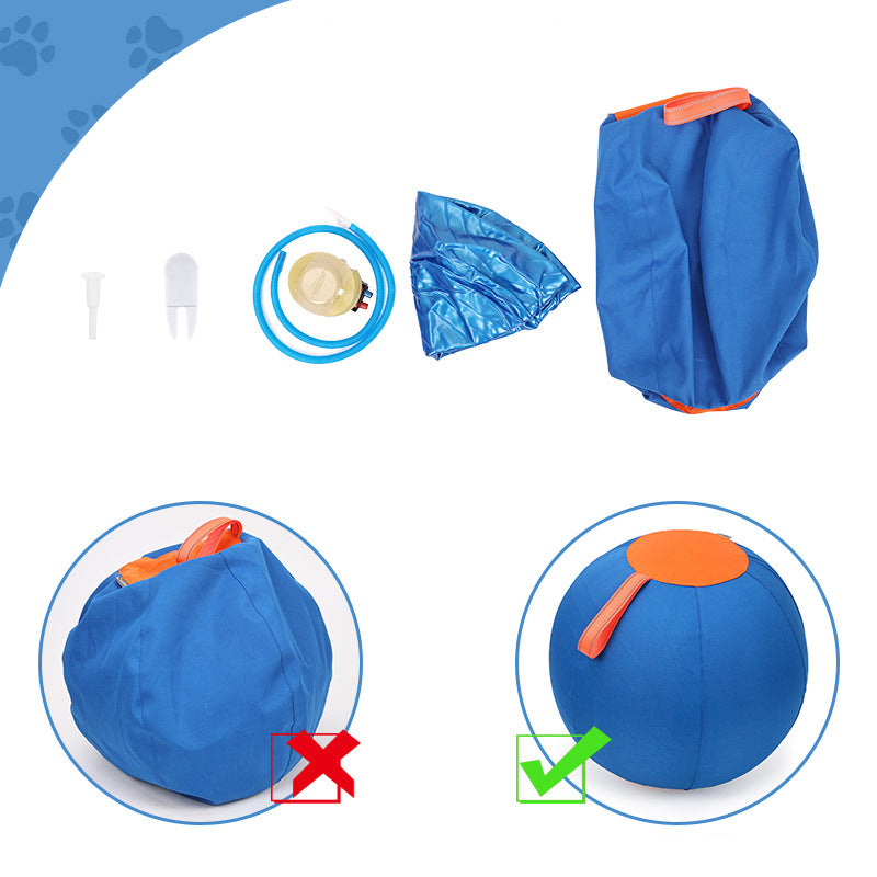 Inflatable Dog Training Ball Large Durable Pet Exercise & Herding Ball
