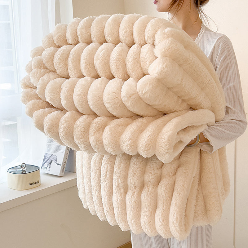 Light weight soft corduroy thin blanket throw rug 180x200cm six colours