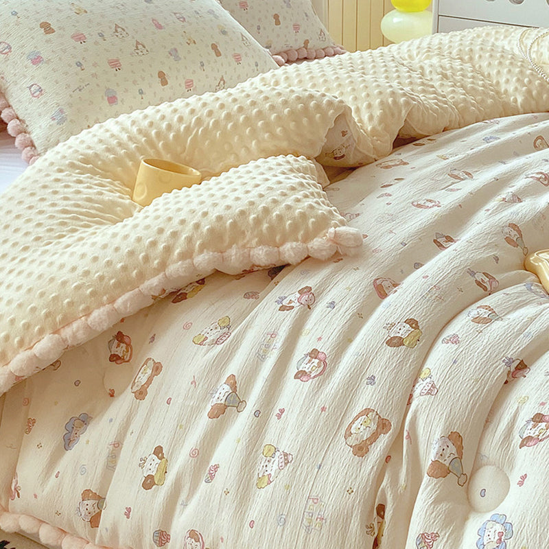 Thick High Weight Winter Blanket Comforter Quilt Pancake Puppy 200×230cm