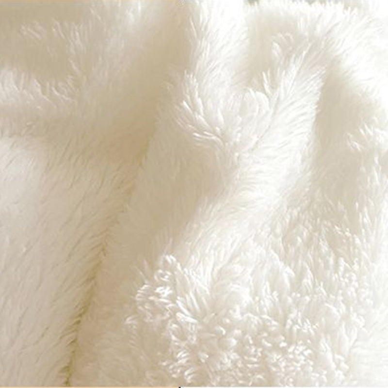 Winter Warm Comforter Sherpa Fleece Reversible Diamond Plush Blanket 200x230cm Green