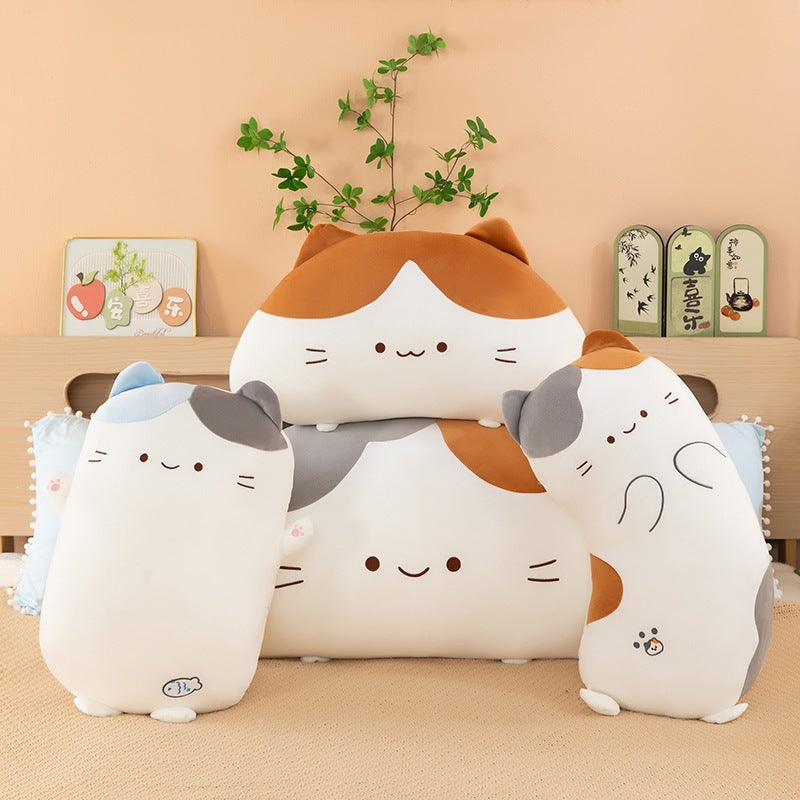 Super Cute Soft Standing Cat Plush Toy Pillow Cushion 80cm