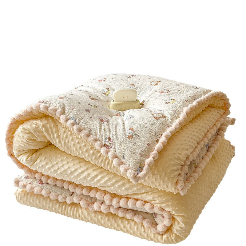 Thick High Weight Winter Blanket Comforter Quilt Pancake Puppy 200×230cm