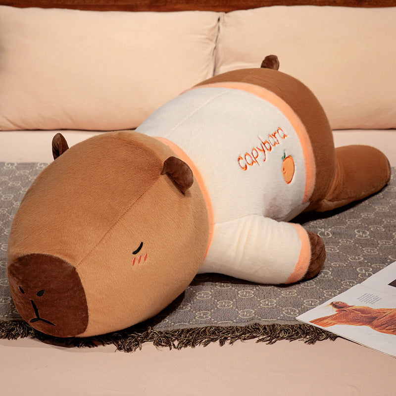 Large Super Cute Soft Capybara Hug Sleep Body Pillow 120cm