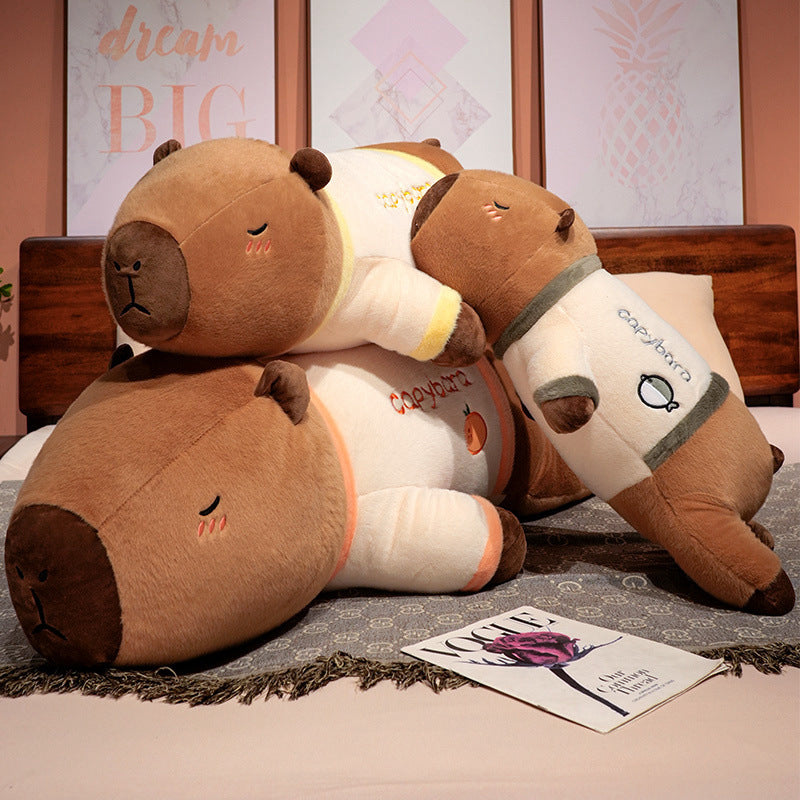 Large Super Cute Soft Capybara Hug Sleep Body Pillow 120cm