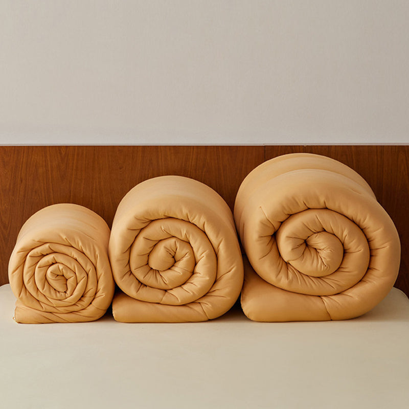 Thick Warm Bear Shape Winter Reversible Blanket Quilt Comforter 200x230cm Caramel Beige