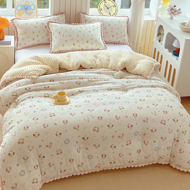 Thick High Weight Winter Blanket Comforter Quilt Pancake Puppy 200×230cm