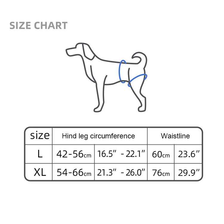 Dog Rear Support Harness Lift Aid for Senior Dogs Hind Leg Mobility