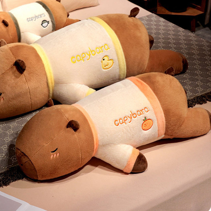 Large Super Cute Soft Capybara Hug Sleep Body Pillow 120cm