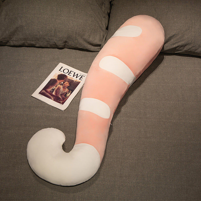 Super Cute Soft Cat Tail Long Shape Plush Hug Body Pillow Cushion 130cm Pink