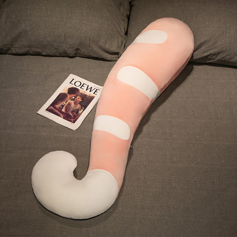 Super Cute Soft Cat Tail Long Shape Plush Hug Body Pillow Cushion 130cm Pink