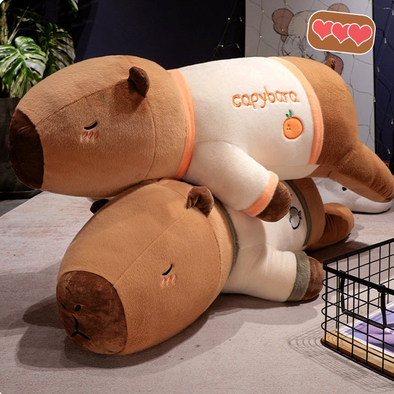 Large Super Cute Soft Capybara Hug Sleep Body Pillow 120cm