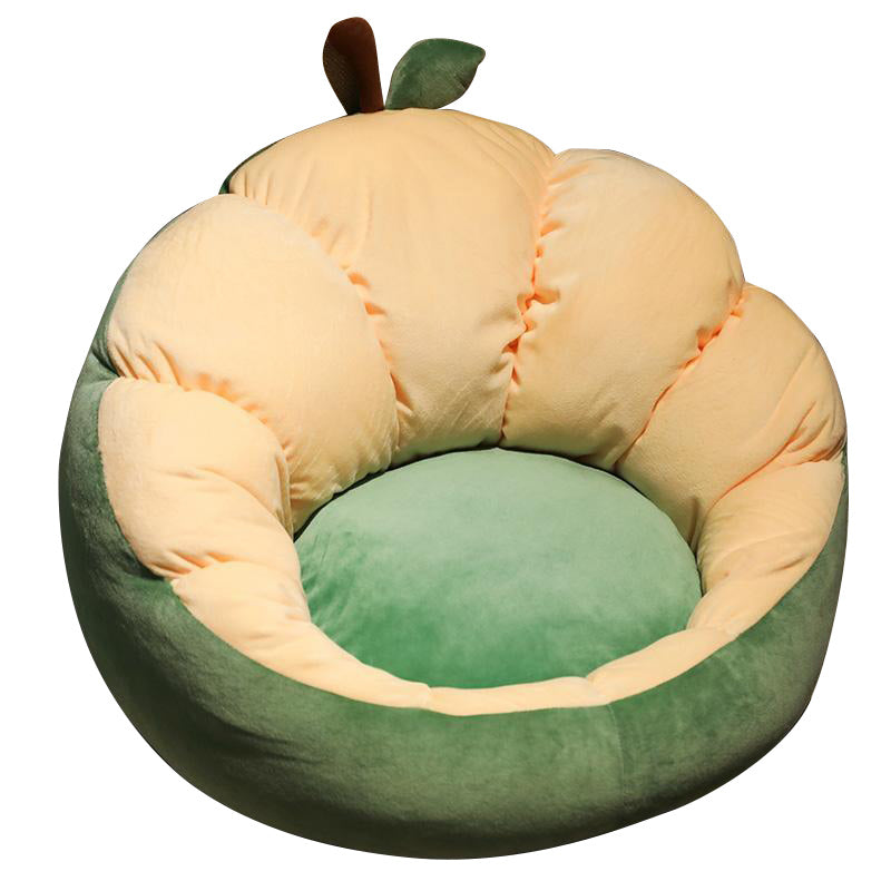 Avocado Flower Floor Cushion Cute Plush Lazy Seat Pad 60x25x10cm