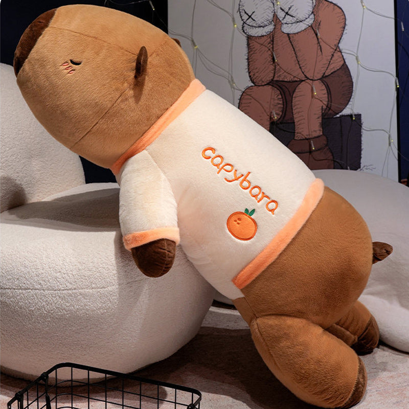 Large Super Cute Soft Capybara Hug Sleep Body Pillow 120cm