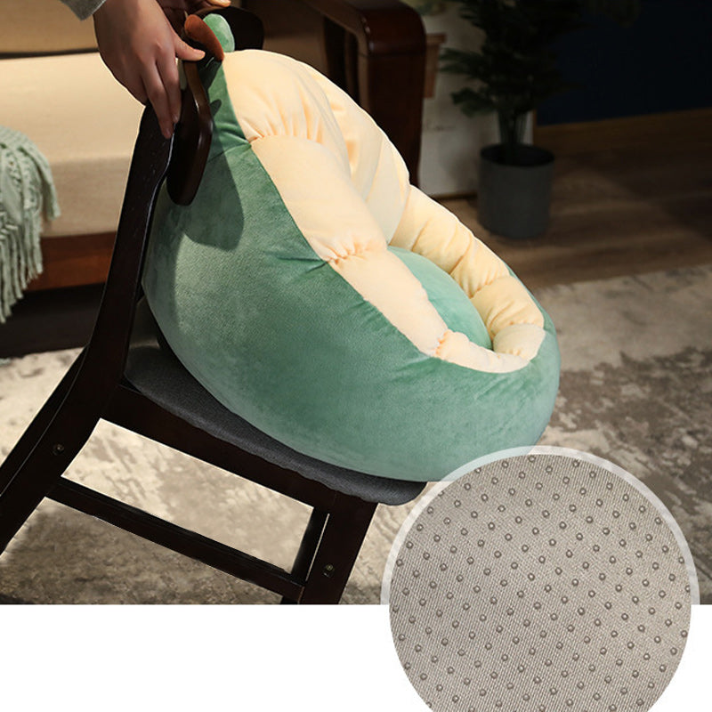 Avocado Flower Floor Cushion Cute Plush Lazy Seat Pad 60x25x10cm