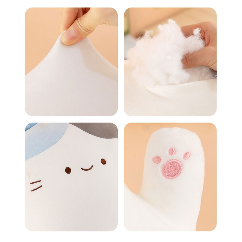 Super Cute Soft Standing Cat Plush Toy Pillow Cushion 80cm