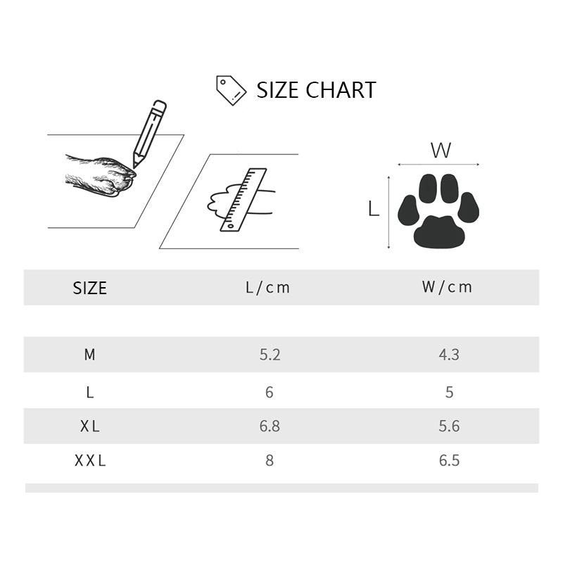 Soft Knitted Dog Boots Non-Slip Rubber Soles Waterproof Paw Protectors with Adjustable Velcro Strap (Set of 4)