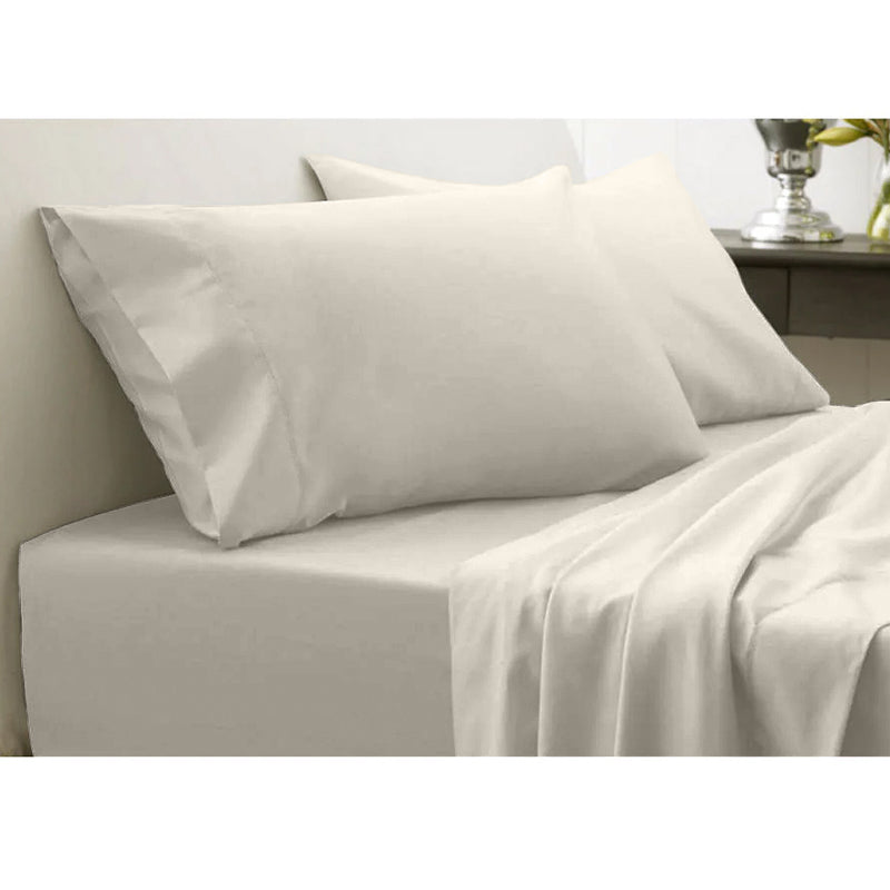 100% Bamboo Silk Feel Soft Sheet set Beige