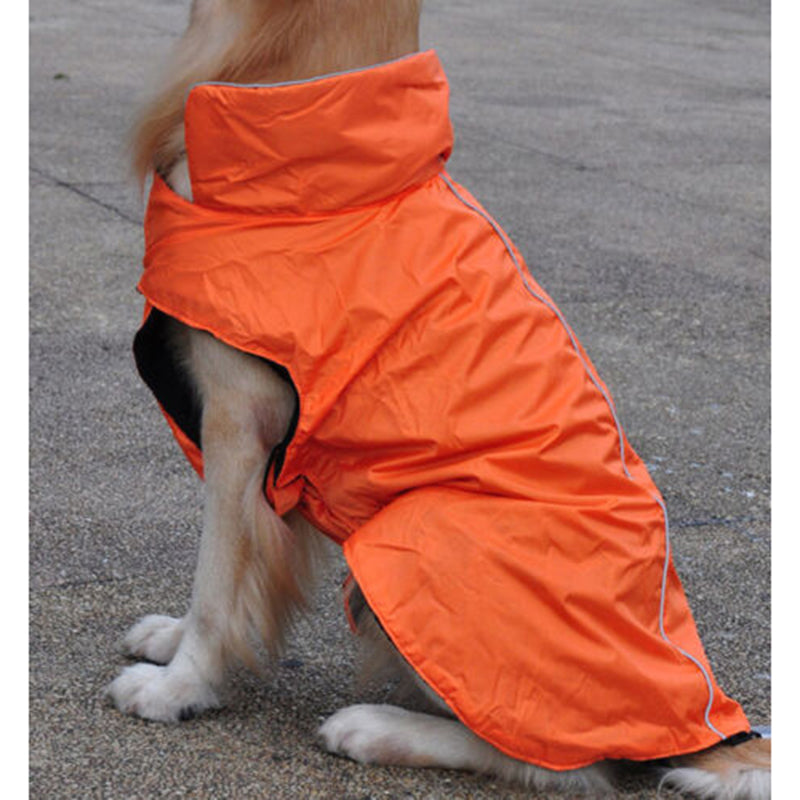 Waterproof Dog Vest Coat Jacket Raincoat ReflectiveFleece Dog clothes XS-3XL