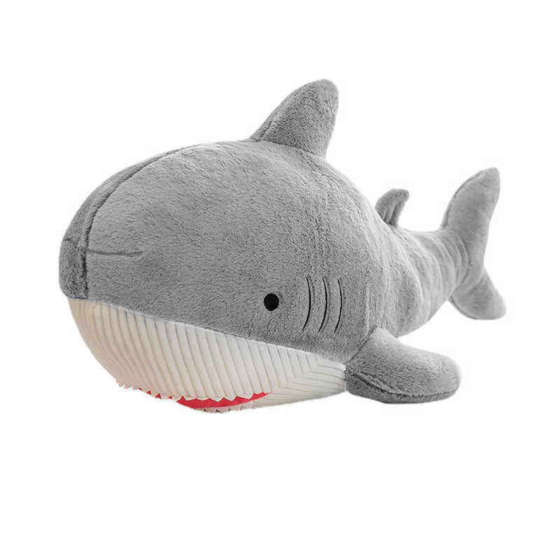 Super Soft Cute Grey Shark Plush Toy Large sizes 90cm 120cm 150cm