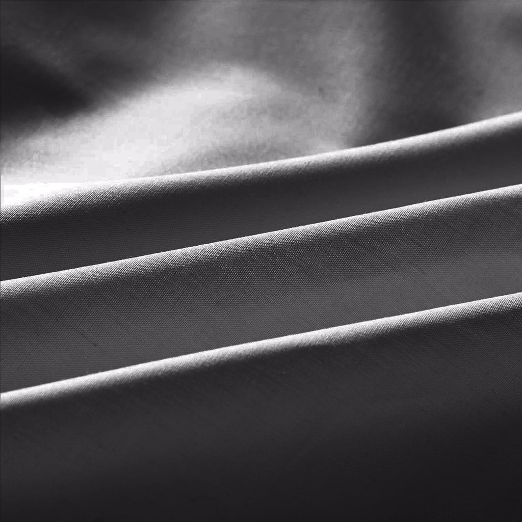 100% cotton 350TC Steel Grey Plain Cotton Quilt Cover Set