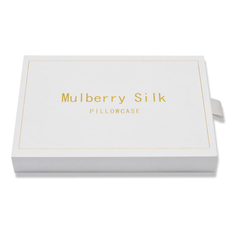 6A Grade Pure Mulberry Silk Pillowcase 48x74cm Grey