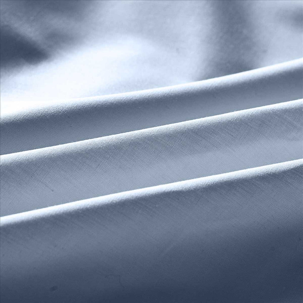 A Pair of 100% Cotton Plain Sky Blue Pillowcases 48x73cm