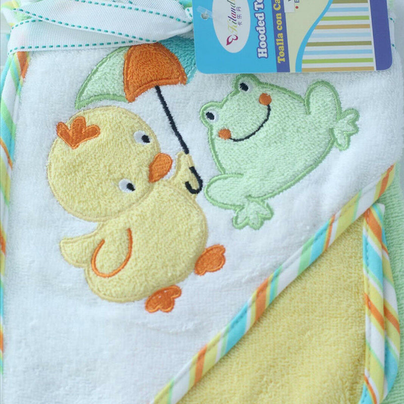 100% cotton 350GSM Baby Kid Bath Towel Hooded Towel 16 Cute designs