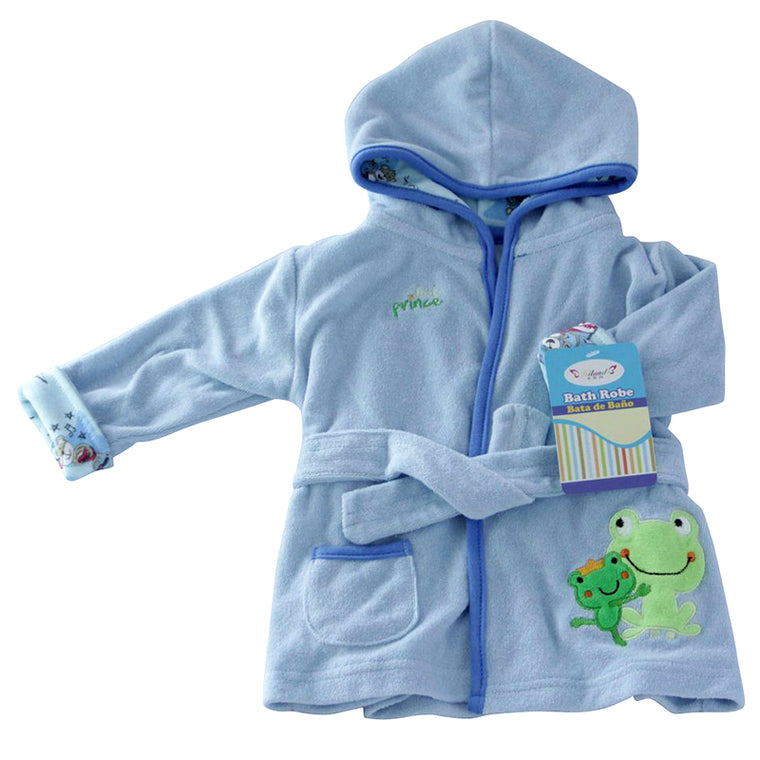 Superior Quality Baby Boy Hooded Terry Towel baby Bath Robe 0-12 month