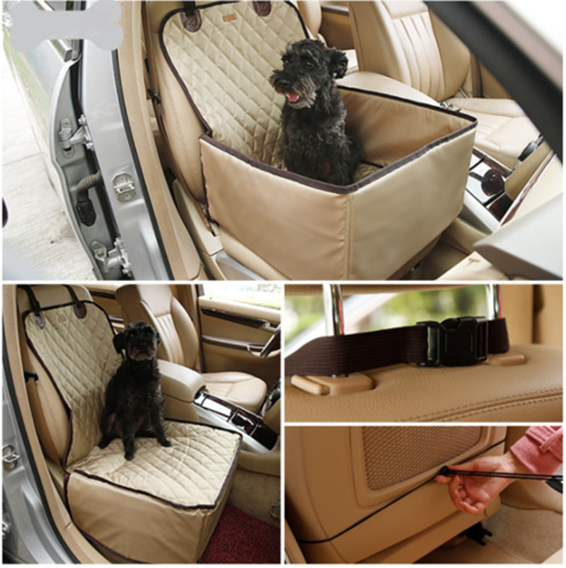 WaterProof Pet Dog Car Booster Seats Carrier Dog Car Seat Mat 45x45x58cm