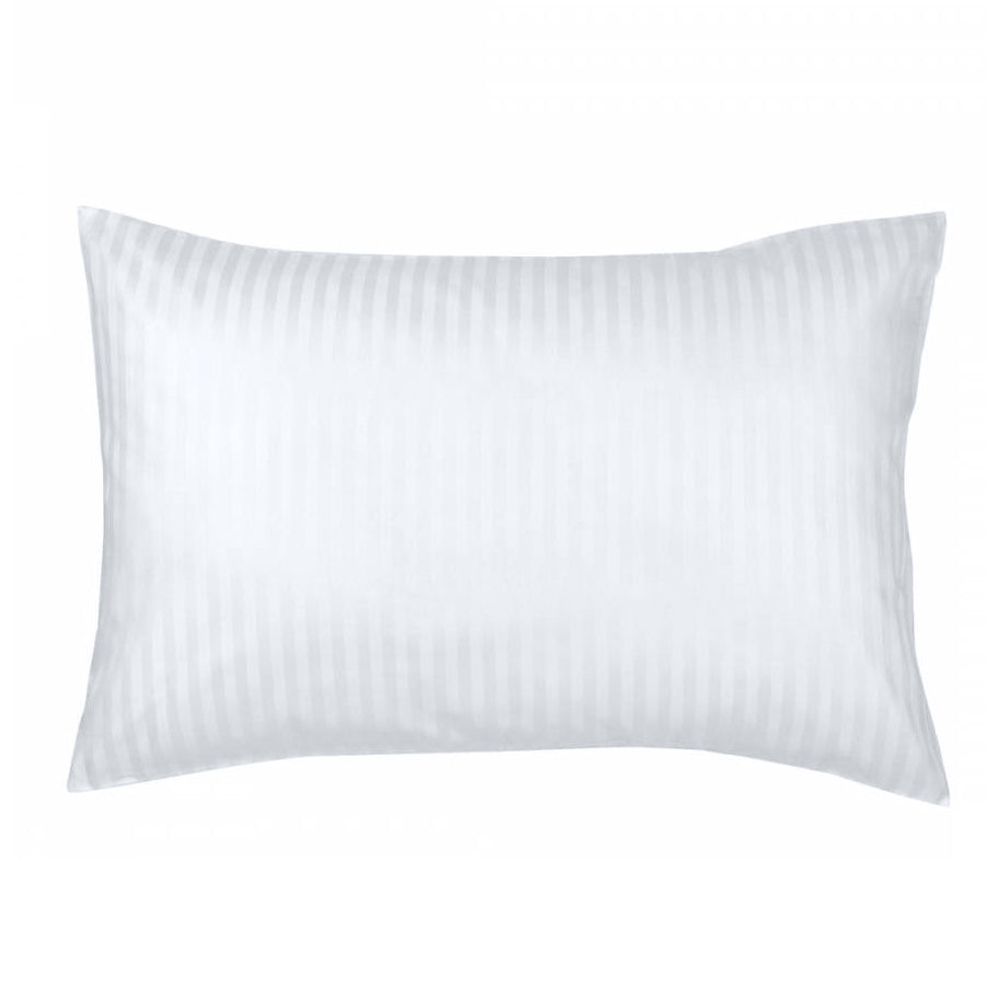10pcs 500tc Hotel Quality Sateen Striped White Pillow slips pillowcases