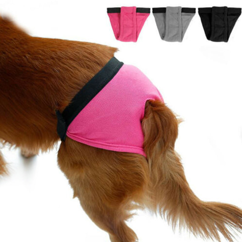 Dog Pet Sanitary Undie Underpants Diaper Adjustable Nappy Pants