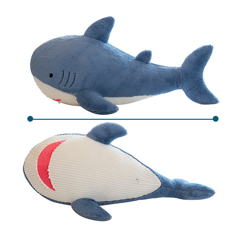 Super Soft Cute Blue Shark Plush Toy Large sizes 90cm 120cm 150cm Long