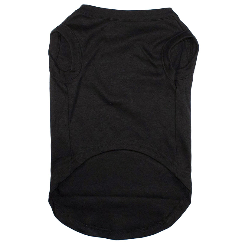 Premium Quality Cotton Dog T-shirt singlet vest OZ Flag Bone Print Black