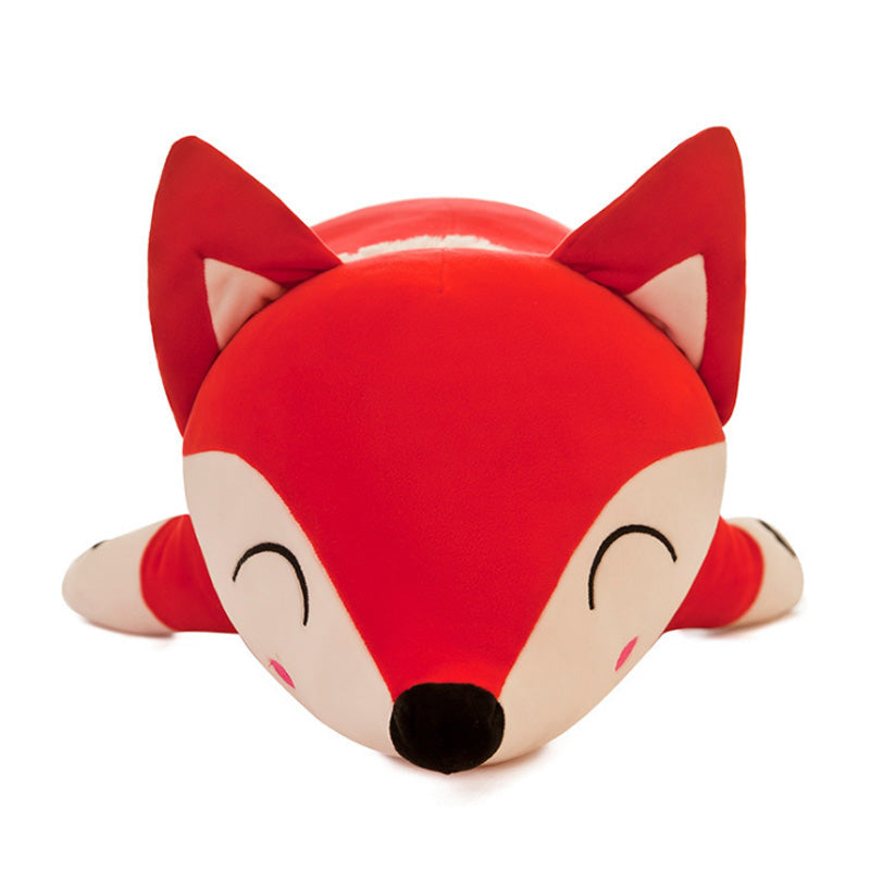Lying Down Red Fox Large Plush Toy Pillow 70cm 90cm 120cm Long