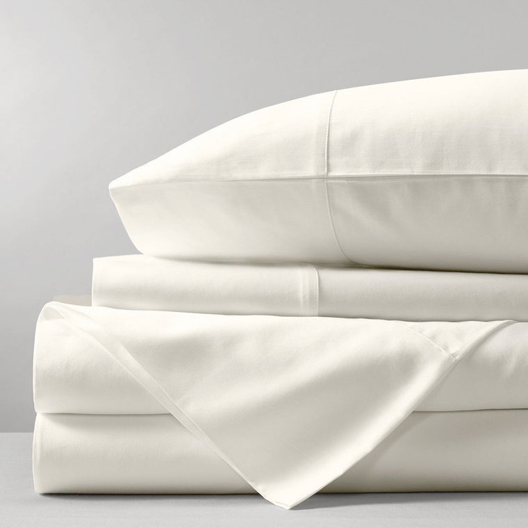 100% Premium Cotton 800TC Sateen Luxury Sheet set OffWhite Colour