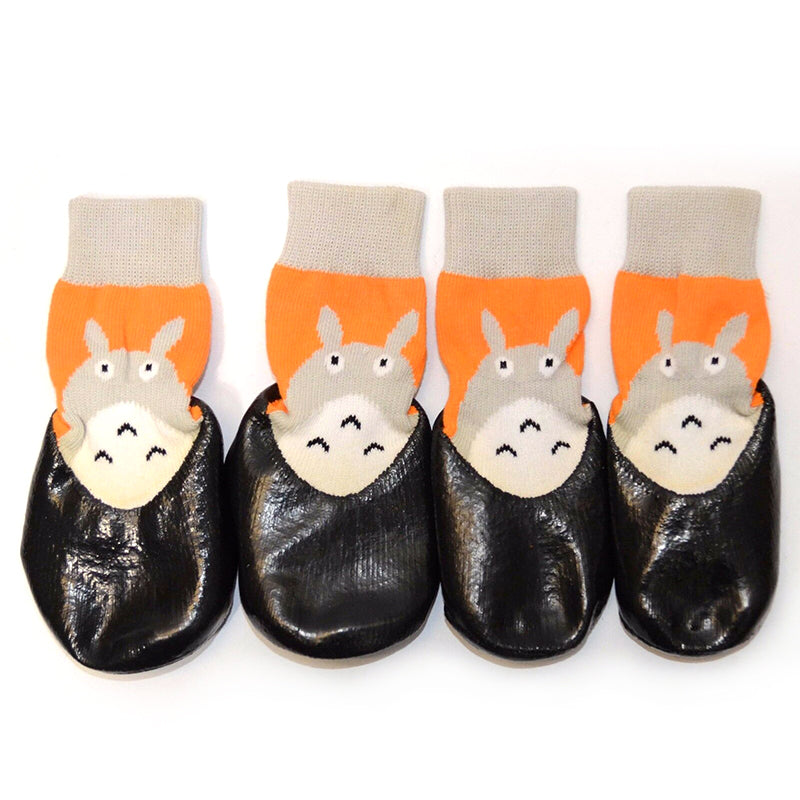 Pet Dog WaterProof Rain Socks Shoes Boots Non-slip Rubber Socks Totoro Japan