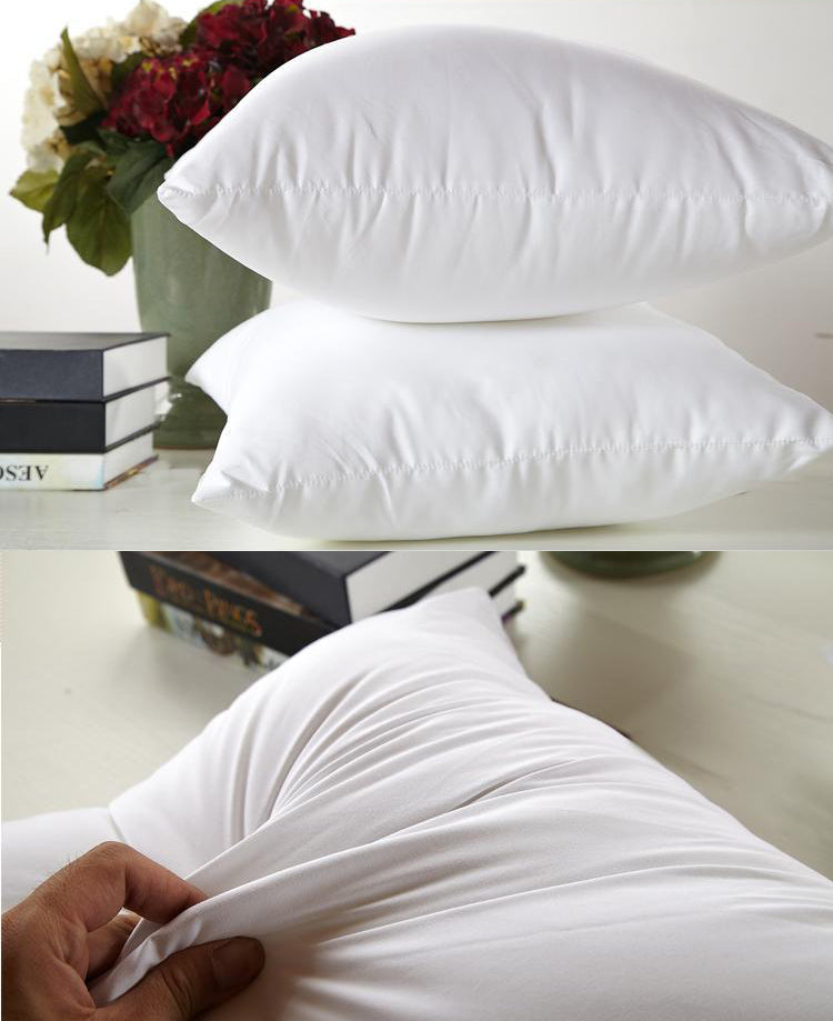 A Pair of Aus Made Cotton Cover/Polyester Filling Euro Square Cushion Pillow Inserts