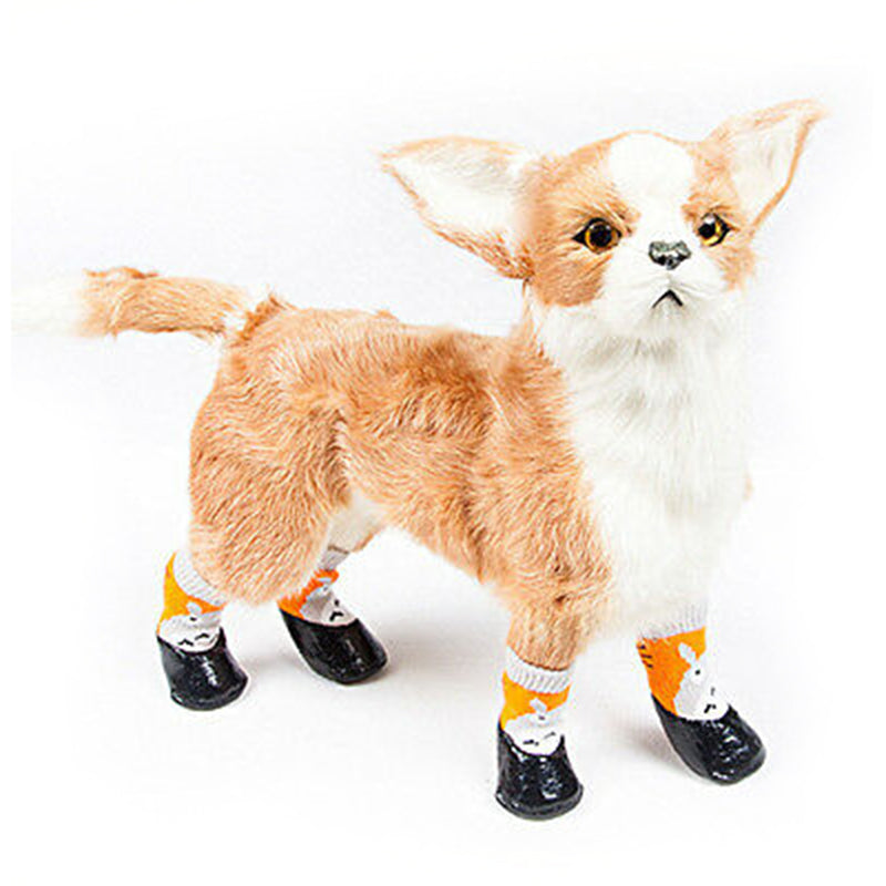 Pet Dog WaterProof Rain Socks Shoes Boots Non-slip Rubber Socks Totoro Japan