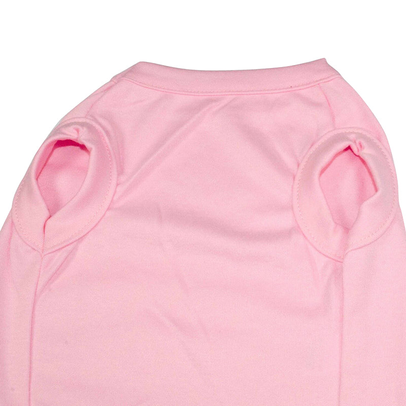 Premium Cotton Dog T-shirt singlet vest Security Print Pink M L XL