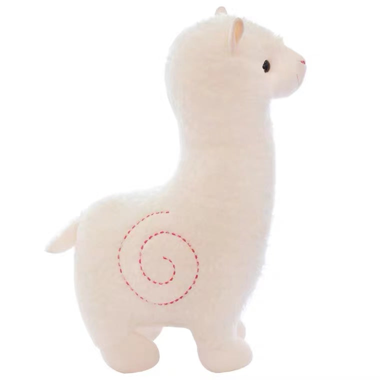 Super Soft Coral Fleece Large Alpaca Plush Toy 65cm, 80cm, 100cm Tall