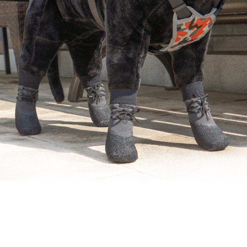 Medium Large Breed Dog WaterProof Rain Shoes Non-slip Rubber Boots Socks