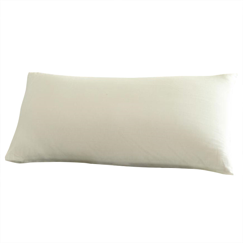 A Pair of 100% Cotton 300TC Plain Cream Pillowcases