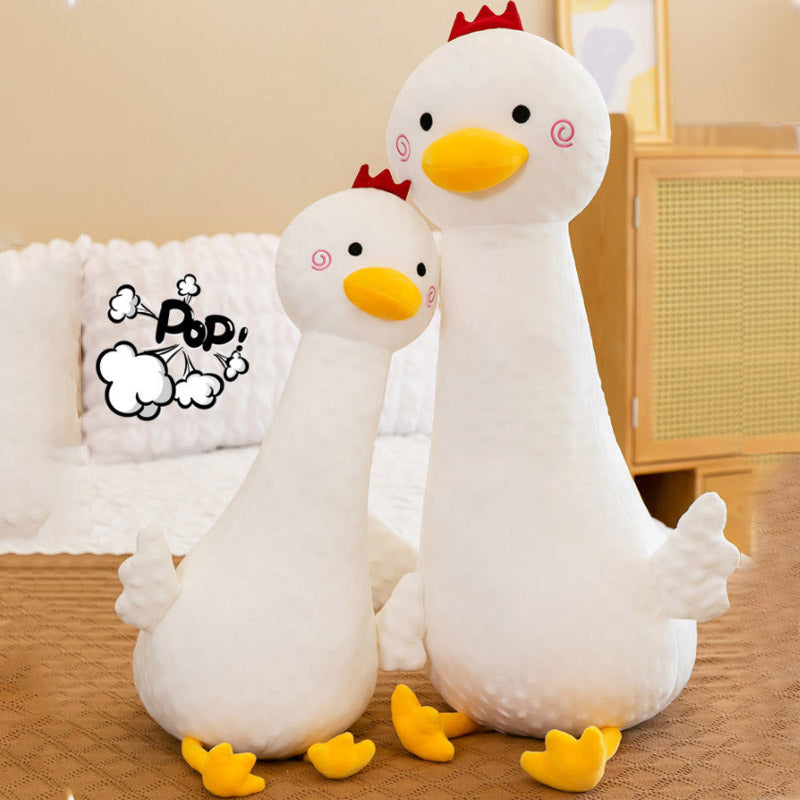 Super Soft Cute Coral Fleece Chicken Plush Toy 130cm or 155cm